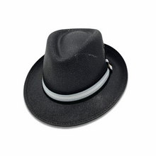 Load image into Gallery viewer, Panama Fedora Hat-Black