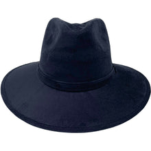 Load image into Gallery viewer, Suede Indiana Hat- Black