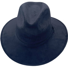 Load image into Gallery viewer, Suede Indiana Hat- Black