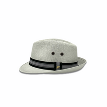 Load image into Gallery viewer, Panama Fedora Hat- Light Grey