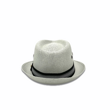 Load image into Gallery viewer, Panama Fedora Hat- Light Grey
