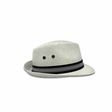 Load image into Gallery viewer, Panama Fedora Hat- Light Grey