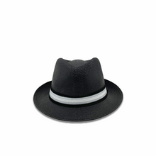 Load image into Gallery viewer, Panama Fedora Hat-Black