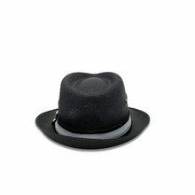 Load image into Gallery viewer, Panama Fedora Hat-Black
