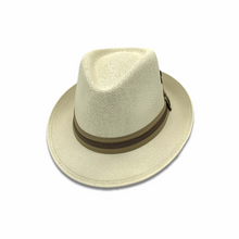 Load image into Gallery viewer, Panama Fedora Hat- Off-White