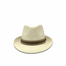 Load image into Gallery viewer, Panama Fedora Hat- Off-White
