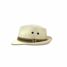 Load image into Gallery viewer, Panama Fedora Hat- Off-White