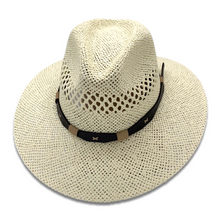 Load image into Gallery viewer, Panama Seagrass Hat- Off-White