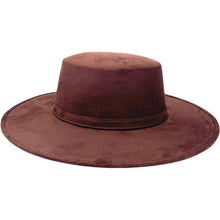 Load image into Gallery viewer, Cordobes Suede Hat- Dark Brown