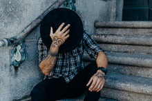 Load image into Gallery viewer, Suede Indiana Hat- Beige