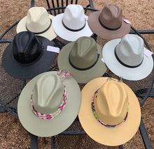 Load image into Gallery viewer, Panama Hat Straw Indiana Hat With Handmade Braid for Men Hat and Woman Hat Beach and Fashion Wear- Size Large