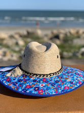 Load image into Gallery viewer, Palm Hat Panama Hat Straw Hat Indiana Hat for Beach Hat for Woman Hat Floral