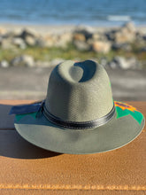 Load image into Gallery viewer, Hand Painted Hat, Painted Straw Hat, Straw Hat, Mexican Hat, Panama Hat, Summer Hat, Beach Hat, Men and Woman Hat Sun Flower hat