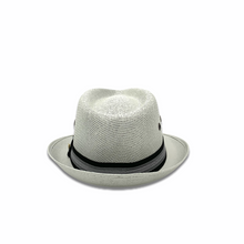 Load image into Gallery viewer, Panama Fedora Hat- Light Grey
