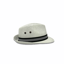 Load image into Gallery viewer, Panama Fedora Hat- Light Grey
