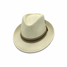 Load image into Gallery viewer, Panama Fedora Hat- Off-White
