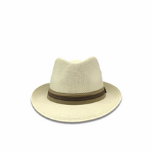 Load image into Gallery viewer, Panama Fedora Hat- Off-White
