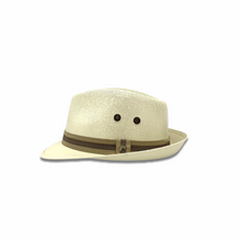 Load image into Gallery viewer, Panama Fedora Hat- Off-White
