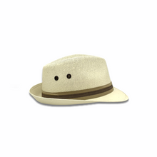 Load image into Gallery viewer, Panama Fedora Hat- Off-White
