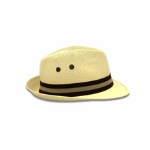 Load image into Gallery viewer, Panama Fedora Hat- Cream
