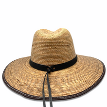 Load image into Gallery viewer, Palm Panama Hat- Burnt Sahuayo Palm
