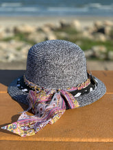 Load image into Gallery viewer, Lady Visor Hat Woman Visor Hat Woman Straw Hat Woman Indiana Hat for Beach Hat for Woman Hat
